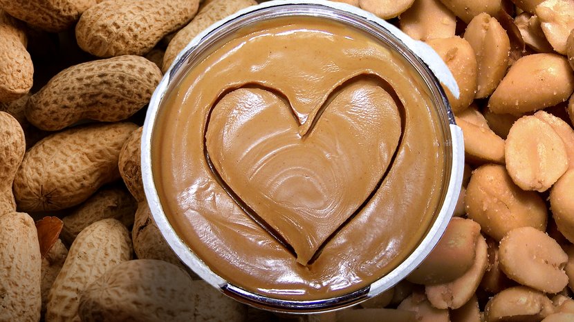 Spread the Love Peanut Butter heart
