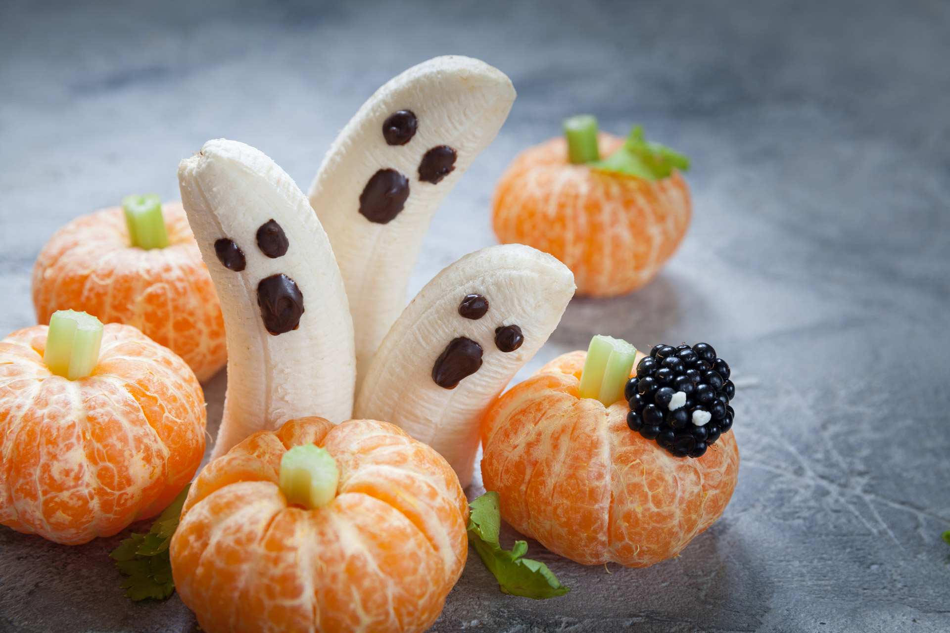 Healthy Kid Snack for Halloween: Boonanas